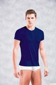 Doreanse Erkek Micromodal Düğmeli Yuvarlak Yaka Kısa Kol T Shirt 2565 - 12