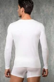Doreanse 2985 Erkek Çift Etkili Ekstra Viloft Termal Uzun Kol V Yaka İçlik T-shirt - 8
