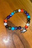 Çİn Takvimi Burçları 7 Çakra Doğal Taş Bileklik Hand Made El İşi Feng Shui Ejderha Yılı Koruyucu Hayvan Dog Köpek Objeli - 3