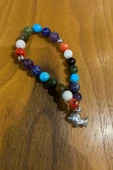 Çİn Takvimi Burçları 7 Çakra Doğal Taş Bileklik Hand Made El İşi Feng Shui Ejderha Yılı Koruyucu Hayvan Dog Köpek Objeli - 6