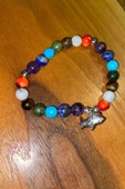 Çİn Takvimi Burçları 7 Çakra Doğal Taş Bileklik Hand Made El İşi Feng Shui Ejderha Yılı Koruyucu Hayvan Dog Köpek Objeli - 5