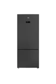 674580 Edı E Enerji Kombi No Frost 2 Kapaklı Dark Inox Buzdolabı - 1
