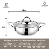 Maya 11 Parça Sahan Seti ve Çok Amaçlı Kase Seti - 4