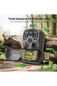 Trail Oyun Kamerası - Gece Görüşlü 4K 48MP Av Kamerası 0.1s Tetik Hareket Aktif - 4
