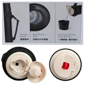 Shotay Adventure 1200ml Outdoor Çelik Termos Mavi ST-8213M thumbnail 5