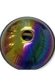Titanium Handpan 9 Nota Re Minör (çanta Renkli Kuşak Bakım Yağı) - 2