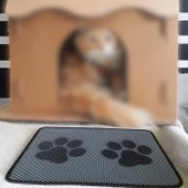 Pies Dobles Gri 40x60 cm Elekli Kedi Kumu Paspası - 2