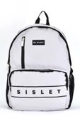Sisley Okul Sırt Çantası Unisex Çok Gözlü Günlük Seyahat Sırt Çantası Gri 12920 - 1