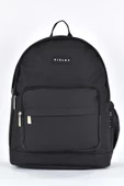 Sisley Okul Sırt Çantası Unisex Çok Gözlü Günlük Seyahat Sırt Çantası Siyah 12913 - 1