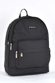 Sisley Okul Sırt Çantası Unisex Çok Gözlü Günlük Seyahat Sırt Çantası Siyah 12913 - 2