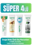 Agarta Doğal Diş Macunları(Misvak 100 ml + Propolis 100 ml + Bitki Özlü 100 ml + Karbon 100 ml) - 1