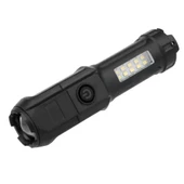 POWERMASTER 109-B ZOOMLU FLASH ÖZELLİKLİ SMD VE POWER LEDLİ ŞARJLI PLASTİK KASA EL FENERİ (POWERBANK ÖZELLİKLİ) - 1