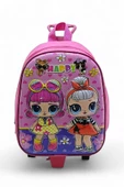 Anaokulu Çekçekli Sırt Çantası 3D Kabartmalı Kreş Kız Çocuk Çantası - 1