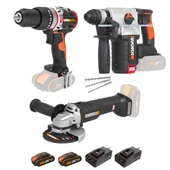 WORX WXKS6 WX354.9 + WX380.9 + WX812.9 + WA3601 20V/2Ah Pro Kombo Set - 2