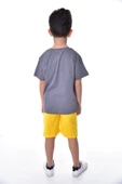 Pikachu Baskılı 2'li Şort - T-Shirt Çocuk Takım - 3
