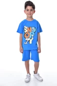 SNOOPY Baskılı 2'li Şort - T-Shirt Çocuk Takım - 1