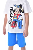 Mickey Baskılı 2'li Şort - T-Shirt Çocuk Takım - 2