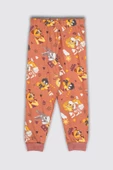 Çizgi Film Karakter Desenli %100 Pamuk Çocuk Pijama Takımı - 3