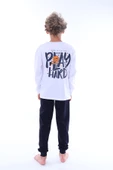 Play Hard Basketbol Desenli Erkek Çocuk Pijama Takımı - 3