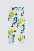 The Hedgehog Super Sonic Desenli %100 Pamuk Çocuk Pijama Takımı - 3
