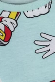 The Hedgehog Super Sonic Desenli %100 Pamuk Çocuk Pijama Takımı - 4