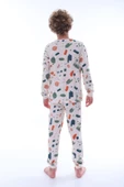 Fırça Desenli Çocuk Pijama Takımı thumbnail 5