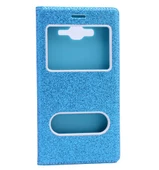 Galaxy Grand Prime G530 Kılıf Simli Dolce Kapaklı Kılıf thumbnail 7