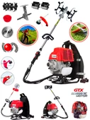 Lombard İtalia L-S980 TURBO MOTOR Sırt Tipi Ot Çim Çalı Biçme Tırpanı + Toprak Eşeleme+ Akrobat Çapa Aparatı - 1