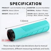 SARİSSA PVC Elcik Ergonomik Destekli Yapı Kolay Kavrama Kaymaz Bisiklet Elciği Siyah thumbnail 5