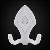 Nilay Askı Askılık Sert Plastik Beyaz Vestiyer Duvar Askısı Dolap Elbise Askılığı thumbnail 7