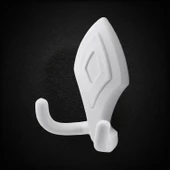 Nilay Askı Askılık Sert Plastik Beyaz Vestiyer Duvar Askısı Dolap Elbise Askılığı thumbnail 6