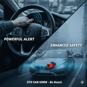 Space Premium Nostaljik Ebube Korna dahili kompresör (12V) thumbnail 2