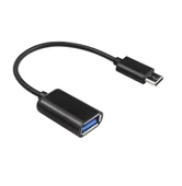 QASUL Type C Usb 3.0 Otg Adaptör - Çevirici Dönüştürücü Siyah - 1