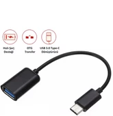 QASUL Type C Usb 3.0 Otg Adaptör - Çevirici Dönüştürücü Siyah - 4