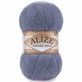 Alize Angora Gold El Örgü İpi 203 Denim Melanj - 1