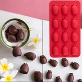 Silikon Ananas Buzluk ve Çikolata Kalıbı thumbnail 3