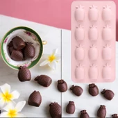 Silikon Ananas Buzluk ve Çikolata Kalıbı thumbnail 2