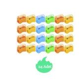 Gen-Of Kurşun Kalem Seti Kırmızı Kopya Kalemi 144 Adet Beyaz Silgi 30 Adet Kalemtıraş 24 Adet thumbnail 5