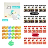 Gen-Of Kurşun Kalem Seti Kırmızı Kopya Kalemi 144 Adet Beyaz Silgi 30 Adet Kalemtıraş 24 Adet thumbnail 1