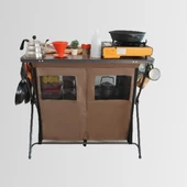 Nurgaz NG C156 Campout Çift Kapılı Kamp Mutfağı - 2