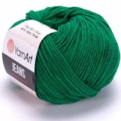 Yarnart Jeans Örgü İpi 52 Yeşil - 1