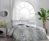 Taç Ranforce Tek Kişilik Nevresim Takımı Edgar Yeşil - 1