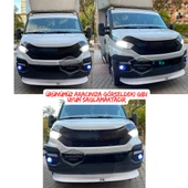 Iveco Daily Uyumlu Üniversal Mercekli Angel Sis Farı Metal Su Geçirmez 76 mm Buz Mavi Halkalı Gündüz Farı Angel Eyes 2 Adet - 3