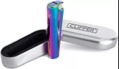 Clipper Özel Kutusunda Rüzgardan Etkilenmez Jet Alev Metal Çakmak - ICY - 3