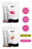 Dondurularak Kurutulmuş Meyve Paketi. Freeze Dried İncir (2 x 20 g) + Beyaz Ejder Meyvesi (2 x 20 g) - 1