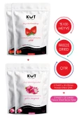 Dondurularak Kurutulmuş Çilek ve Beyaz Ejder Meyvesi - Freeze Dried Çilek (2 x 20 g) + Beyaz Ejder Meyvesi (2 x 20 g) - 1