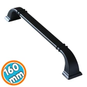 Mobilya Kulp Mutfak Dolabı Çekmece Dolap Kulpları Kapak Kulpu Kulbu Siyah 160 mm Metal thumbnail 1