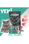 Prochoice Creamy Kediler İçin Tavuklu Ton Balıklı Sıvı Kedi Ödül 4x15 gr - 2
