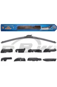 24? / 600 Mm Universal Tüm Araçlar Için Muz Tip Multi-fit Üniversal Silecek Süpürgesi 8 Aparatlı - 1
