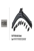 91121 Universal 8 Adaptörlü 21 Inç / 530 mm Muz Silecek - 2